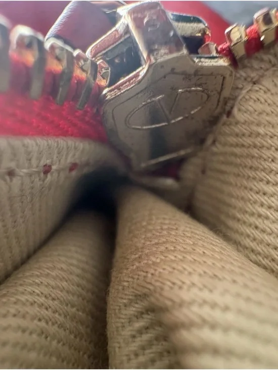 Valentino Garavani Rockstud Medium Red Leather Shoulder/Crossbody/Tote Bag W/COA - Picture 13 of 15